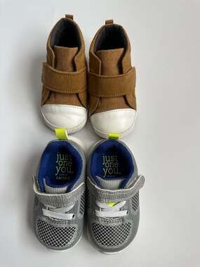 Baby Boys Shoe Bundle: Old Navy and Carter's Grey